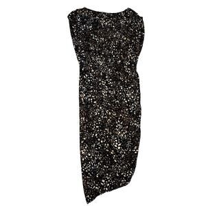 BODY MIRACLESUIT FLORAL SLIMMING SIDE RUCHED DRESS WOMENS M